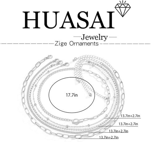 HUASAI Gold Layered Boho Necklace for Women Dainty Turquoise Beaded Necklace Long Coin Pendant Necklace Bohemian Layered Choker Necklaces Jewelry Gifts for Girls Necklaces for Women Trendy in Saudi Arabia