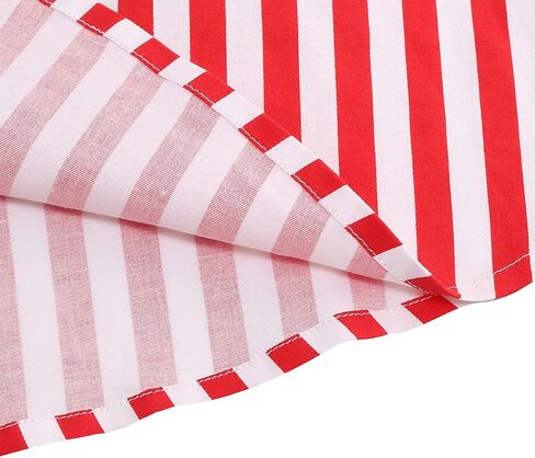 1950s Skirts for Women Vintage Striped Midi Skirt High Waist A-Line Flared Skirt Office Casual Knee Length Stripes Skirts in Saudi Arabia