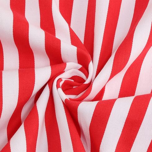 1950s Skirts for Women Vintage Striped Midi Skirt High Waist A-Line Flared Skirt Office Casual Knee Length Stripes Skirts in Saudi Arabia