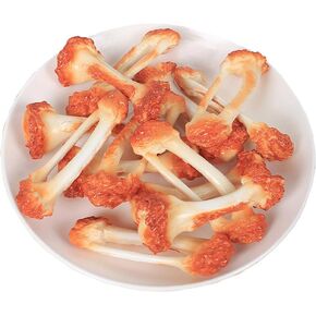 6pcs Artificial Lifelike Chicken Leg Bone Fake Chicken Wing Bone Model Photography Prop for Home Kitchen Party Display Decoration
