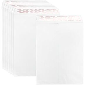 10x13 Catalog Envelopes Self Seal 100 Pack, Goefun 28 lb Paper Yellow Brown Large Envelopes, Manilla Envelopes with Peel and Seal Flap for Mailing, Organizing and Storage