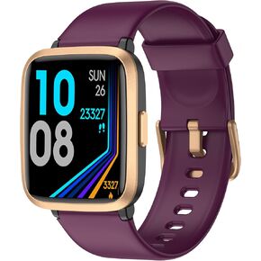 Fitness Tracker, Fitness Watch with Blood Oxygen, Blood Pressure & Heart Rate Monitor, Steps Calories Counter, Sleep Monitor, Pedometer 50 Meters Waterproof, Smart Watch for Android iPhones