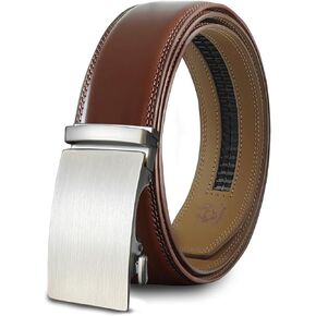 Men's Belts Leather Ratchet Dress Belts for Men Adjustable Belt for Casual Jeans