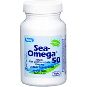 Rugby Sea-Omega 50 Natural Fish Oil Concentrate 1000mg