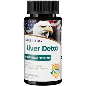Liver Support Supplement with Milk Thistle Silymarin, Artichoke Extract, Turmeric - Optimal Liver Function and Digestive Health – 60 Tablets