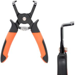 PLATATO 2PCS Disconnect Pliers Set EVAP and Fuel Line Disconnect Tool Set Includes 40 Degree and 85 Degree Automotive Universal Electrical Connector Pliers 7.28 Inch