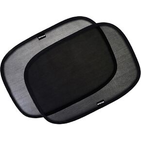 Car Window Sun Shade for Baby - Sun Blocker Cover - Sun Visor for Car Side Window - Sun Shield Protector for Baby - Sunshades for Side and Rear Car Windows - Cartoon Animal Design (2 Pack) 19"x12"