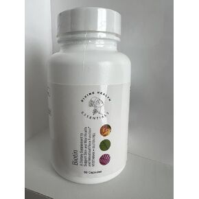 Biotin - 2000 mcg - 60 Capsules Supports Skin and Hair Health. Supports Intestinal Flora Function Vegetarian and Gluten Free
