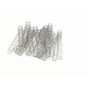 0.22" OD x 0.02" Wire Dia x 1.6" Long Compression Spring Connectors 50 Pcs