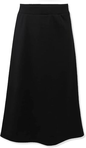 Girls Pull-On Long A-Line Below The Knee Skirt - Made in The USA in Kuwait