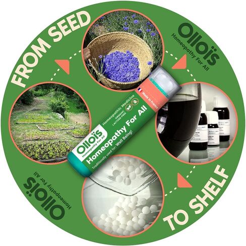 OLLOIS Nux Vomica 200ck، عضوي، خالي من اللاكتوز، نباتي، طب المثلية، 80 حبة (عبوة من 1) in Kuwait