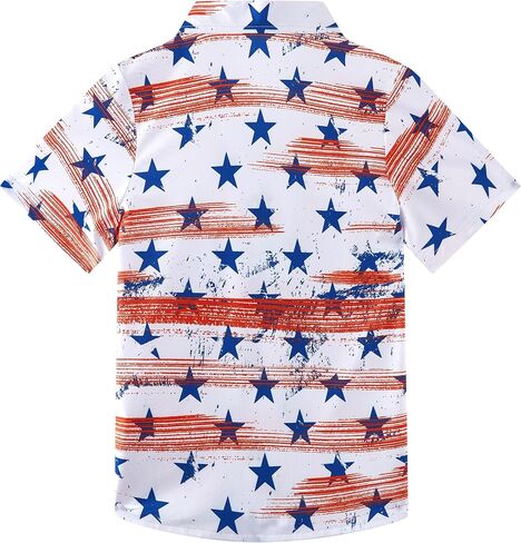 APTRO Boy's Hawaiian Shirt Tropical Beach Casual Summer Shirt with Pocket Short Sleeve in Kuwait