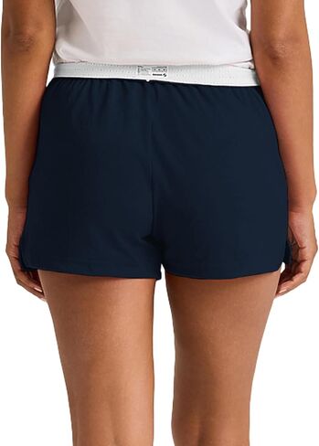 Campus Lab Official Collegiate School Logo - Team Color Womens Soffe Short, Elastic Fold Over Waist Shorts, Junior Fit in Kuwait