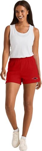 Campus Lab Official Collegiate School Logo - Team Color Womens Soffe Short, Elastic Fold Over Waist Shorts, Junior Fit in Kuwait