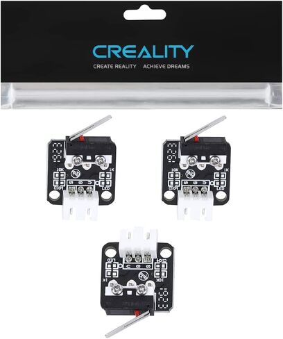جزء طابعة ثلاثية الأبعاد من Creality Official Limit Switch End Stop 3PCS متوافق مع طابعة Ender 3 / Ender 3 Pro/Ender 3 V2 / Ender 5 Series/CR-10 Series ثلاثية الأبعاد in Saudi Arabia