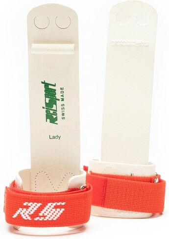 Reisport Women's Gymnastic Grips Double Buckle Uneven Bar Grips, No Slip Fit, XX-Small, Small, Medium, Large, Women and Girls Gymnastics Training, Special Leather, Long Lasting, Safe Grip in Kuwait