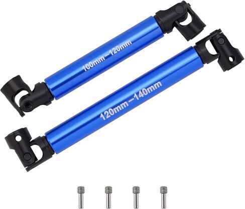 DJX 2 قطعة TRX4 CVD عمود محرك أمامي وخلفي لسيارة 1/10 RC Rock Crawler 324 مم قاعدة عجلات Traxxas TRX-4 RC Car (أحمر) in Kuwait