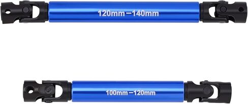 DJX 2 قطعة TRX4 CVD عمود محرك أمامي وخلفي لسيارة 1/10 RC Rock Crawler 324 مم قاعدة عجلات Traxxas TRX-4 RC Car (أحمر) in Kuwait