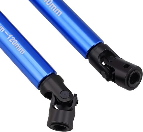 DJX 2 قطعة TRX4 CVD عمود محرك أمامي وخلفي لسيارة 1/10 RC Rock Crawler 324 مم قاعدة عجلات Traxxas TRX-4 RC Car (أحمر) in Kuwait