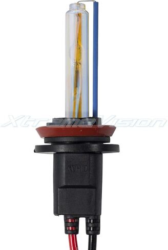 حزمة XtremeVision 35W AC Xenon HID مع كوابح تيار متردد نحيفة (زوج واحد) وH1 5000K - 5K لمبة زينون بيضاء ساطعة (زوج واحد) in Kuwait