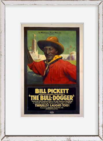 صور لا حصر لها الصورة: 'The Bull-dogger' | ريتشي ليث. شركة | 1923 | بيل بيكيت | رعاة البقر الأسود | فكرة هدية in Kuwait