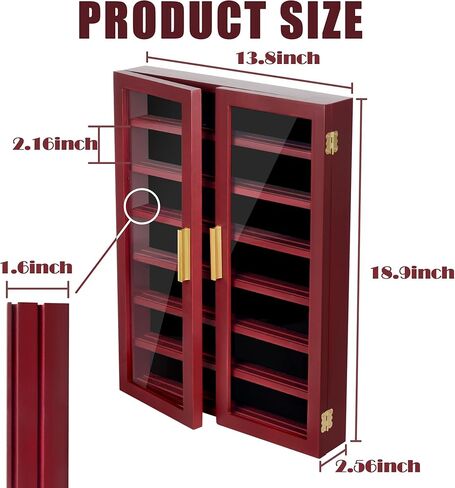 حامل حافظة عملات معدنية مقاس 14 × 19، حامل عملات معدنية عسكرية من 7 طبقات مع أرفف أخاديد قابلة للإزالة، حافظة عرض ميداليات عسكرية، صندوق ظلال للبوكر، الرقائق، المقتنيات، الدبوس in Kuwait