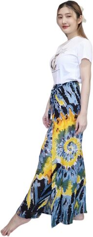 Women's Harem Pants, High Waist Yoga Boho Trousers tie up Pants in Saudi Arabia