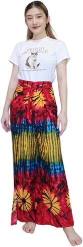 Women's Harem Pants, High Waist Yoga Boho Trousers tie up Pants in Saudi Arabia