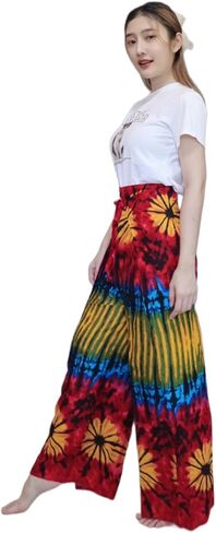 Women's Harem Pants, High Waist Yoga Boho Trousers tie up Pants in Saudi Arabia