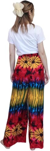 Women's Harem Pants, High Waist Yoga Boho Trousers tie up Pants in Saudi Arabia