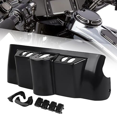 Vivid Black ABS Inner Fairing with Switch Cap Kit For Harley Touring Street Glide 2006-2013 Electra Glide 1996-2013 in Saudi Arabia