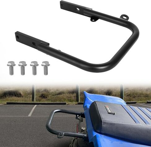 Alpha Rider Aluminum Rear Wide Grab Bar Bumper Compatible with Yamaha Blaster200 YFS200 1988-2006，ATV Rear Grab Bar Bumper Grab Bar Racing Handle Bumper Bracket Bumper Silvery in Saudi Arabia