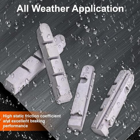 زوجان من وسادات الفرامل الكربونية، ووسائد عجلات الكربون، وأحذية فرامل الفلين، واستخدام إطارات الكربون المناسبة in Kuwait