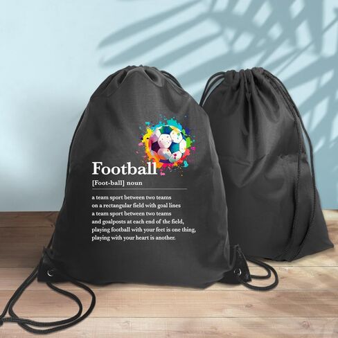 هايزكت كرة القدم لايف الرباط حقائب الظهر ، كرة القدم الرباط حقيبة للرجال النساء ، لاعب كرة القدم هدية ، للجنسين الرباط حقيبة الظهر لصالة الألعاب الرياضية التسوق الرياضة اليوغا الرقص بروفات, ملون in Kuwait