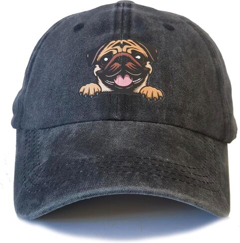 Dog Mom Hat for Women,Embroidered Washed Cotton Dog Dad Baseball Caps Snapback for Dog Lovers in Saudi Arabia