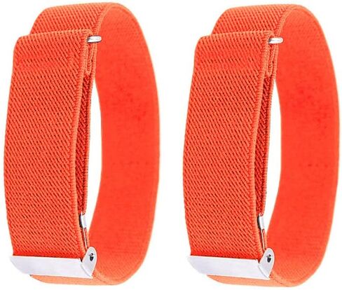 Aniler Unisex 2 Pieces 1 Pair Elastic Adjustable Solid Color Arm Bands Shirt Sleeve Holder Garters in Saudi Arabia