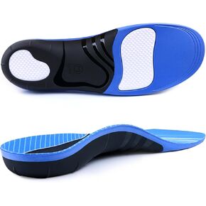 Arch Support Insoles for Women&Men,Yhsvie 220+ lbs Shoe Inserts Plantar Fasciitis Heavy Duty Support Shoe Insoles Orthotic Insoles Work Boot Inserts for Standing All Day,Flat Feet,Foot Pain Relief-S