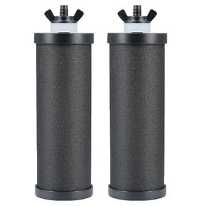 CO-Z Gravity-Fed Water Filter System, 2.25 Gallons Countertop Water Filtration System, 304 Stainless Steel Gravity Water Purifier with 2 Carbon Filters & Water Spigot, NSF/ANSI 42 Certification
