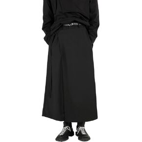 CLANMILUMS Men's Black Skirt Pants Casual Loose Harem Harajuku Kimono Trousers