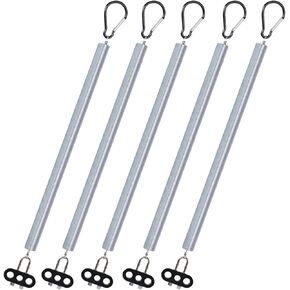 TORQUE 5 PCS 3 in 1 ABS Air Line Hose Tracker Tender Kit 25" Single Spring Truck Tractor Trailer (Heavy Duty Spring with 3 Hose Holder) (5 x TR17145)