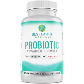 أفضل تركيبة إنزيمات هضمية من Earth Naturals ذات قوة قصوى للمساعدة في تعزيز الهضم الصحي، 30 كبسولة نباتية