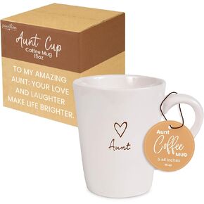 Pavilion Gift Company Stoneware 19561 Grandma Cup, 15 oz, Cream