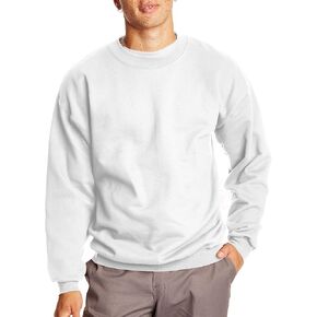 Hanes Ultimate, Heavyweight Fleece Sweatshirt, Crewneck Pullover for Men, Ash, XX-Large