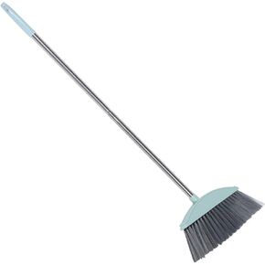 Heavy Duty Broom with Long Handle Commercial Broom Sweeping Brooms Outdoor Indoor Broom for Home Garage Kitchen Office Lobby Lawn