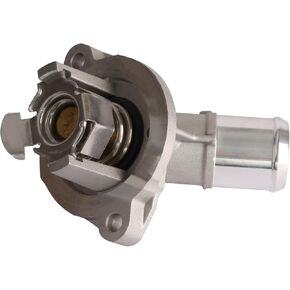 MITZONE Upgrade Aluminium Coolant Thermostat Housing Assembly compatible with Chevy Cruze 2011-2016 Trax Sonic 2013-2020 Buick Encore 2013-2020 1.4L Replace ‎25200455 55565336 902-808