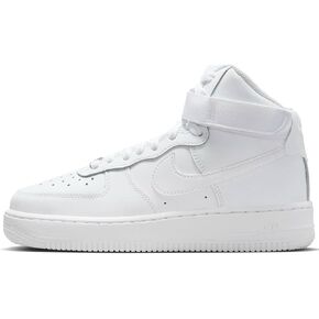 Nike Air Force 1 High LE Big Kids' Shoes (FV5950-111, White/White/White)