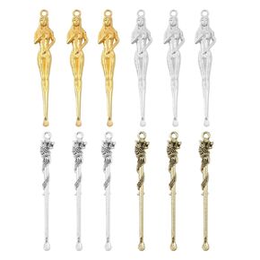 Ximimark 12 pcs Vintage Brass Dragon Ear Spoon - Intricately Carved Ear Cleaning Tool with Safe Wax Remover, Fashionable Keychain Pendant