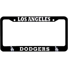 حامل إطار لوحة الترخيص لمحبي LA Dodgers/إطار لوحة ترخيص رائع ولطيف ومضحك للمعجبين/المراوغين إطار لوحة ترخيص مقاس عالمي 12x6/إطار لوحة ترخيص مثالي للرجال والنساء، أسود in Saudi Arabia