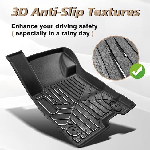 Muslogy for Maverick 2024 Truck Bed Mat جميع الأحوال الجوية بطانة السرير TPE مادة الجذع بطانة السرير متوافقة مع Ford Maverick 2022 2023 2024 XL XLT Lariat وMaverick Hybrid in Kuwait