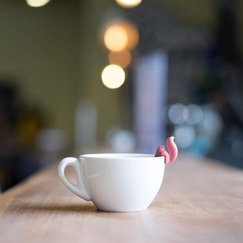 10 قطع من أقلام تحديد المشروبات، حليات نبيذ من السيليكون على شكل سنجاب، متنوعة، أقلام زجاجية من السيليكون لحفلات البار، حاملات أكياس الشاي، أكواب أكواب الشاي، قواعد أكواب الشاي، نظارات جذعية كوكتيل الشمبانيا من مارتينيس (مناسبة للأكواب بسمك أكثر من 0.3 سم in Kuwait